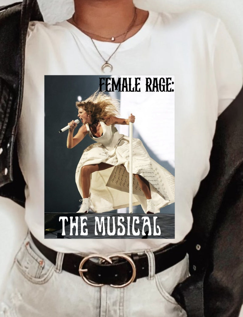 DTF (Female Rage The Musical with Microphone) 2-4 day TAT SCREEN PRE ORDER