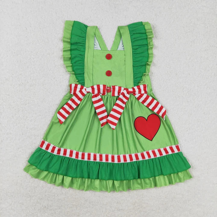 GREEN HEART DRESS - pre order late August