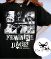 DTF (Feminine Rage: The Musical Collage letters) 2-4 day TAT SCREEN PRE ORDER