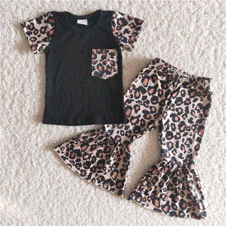 Pocket tee leopard set - JAN 25