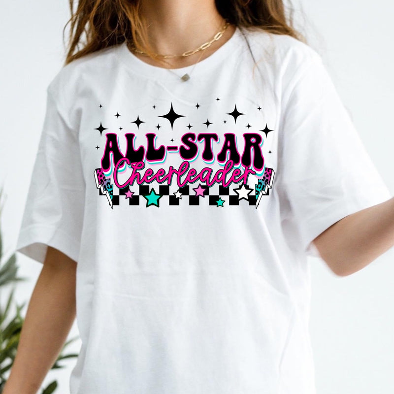 ALLSTAR CHEERLEADER Screen dtf  Pre order 3-5 business days