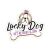 Custom sticker lucky dog