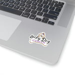 Custom sticker lucky dog