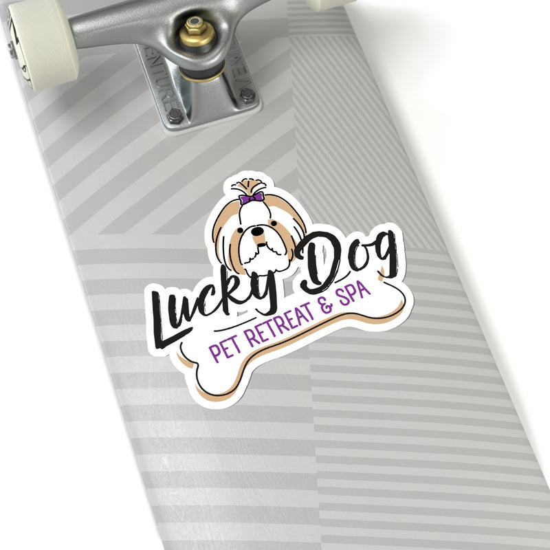 Custom sticker lucky dog