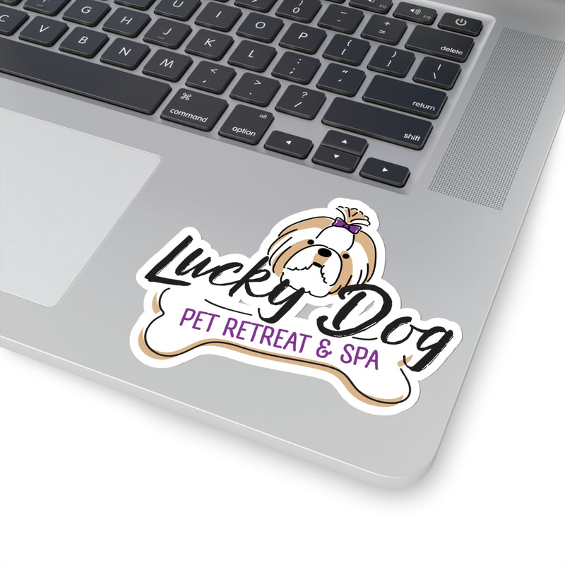 Custom sticker lucky dog