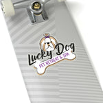 Custom sticker lucky dog