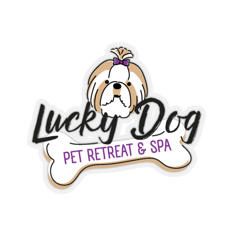 Custom sticker lucky dog