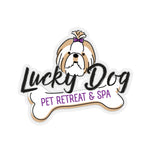 Custom sticker lucky dog