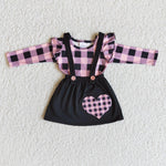 Pre order 2 PC suspender dress set 2-3 week TAT