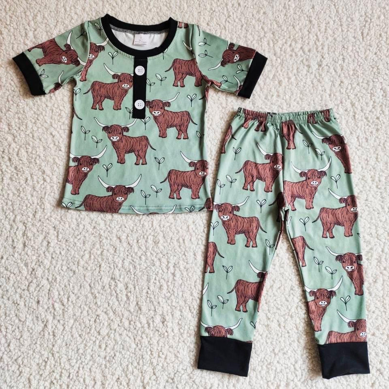 OLIVE HYLAND COWS 2 pc set pre order end MARCH DELIVERY