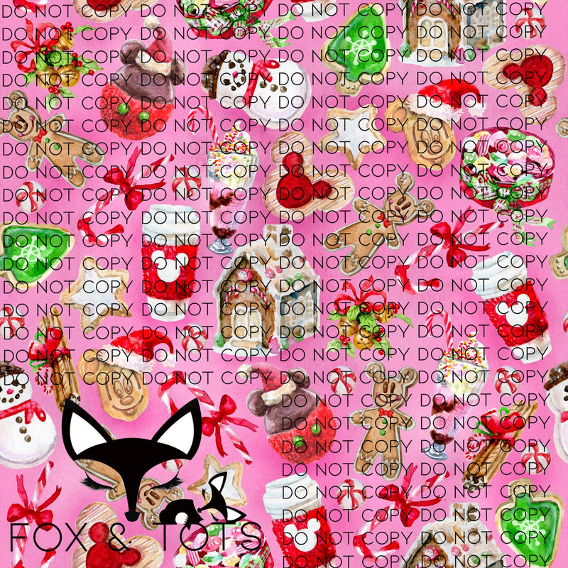 Magic Treats Pink Fabric